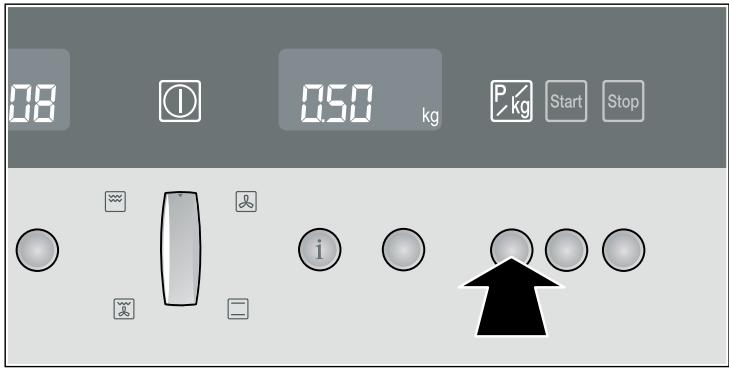 NEFF C67M50N3 - Réappuyer sur la touche kg. - 1