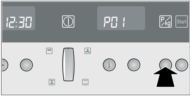 NEFF C67M50N3 - 1.Appuyer sur la touche kg. - 1