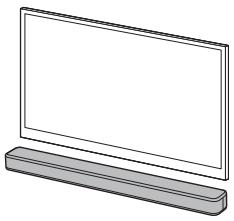 SONY HTSF150 - Fixation de l'enceinte-barre au mur - 1