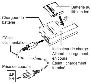 OLYMPUS MJU9000 - Charger la batterie - 1