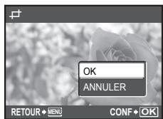 OLYMPUS MJU9000 - Pour rogner une photo [□] - 2