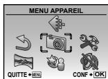 OLYMPUS MJU9000 - Appuyez sur la touche MENU. - 1