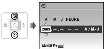OLYMPUS MJU9000 - Utilisez  pour selectionner l'année sous [A]. - 1