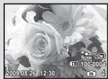 OLYMPUS MJU9000 - Appuyez vers W ou T sur le levier de zoom. - 2
