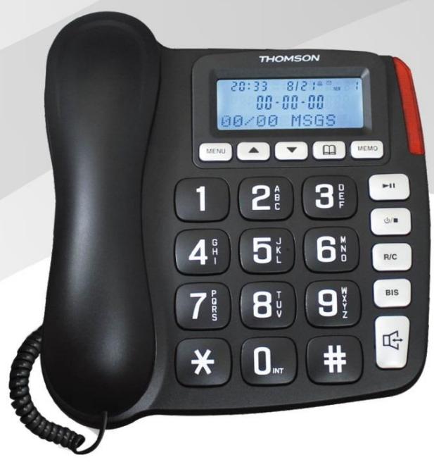 THOMSON COMBY - Téléphone 2 en 1 - Base filaire et combine DECT sans fil Manuel d'utilisation - 2