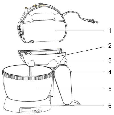 BRANDT BAT-255B - Description du batteur - 1