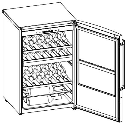 ELECTROLUX ERW1271AO - Rangement des bouteilles de vin - 1