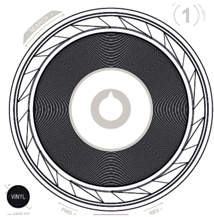 HERCULES iNPULSE 200 - PLATINE (JOGWHEEL) - 1