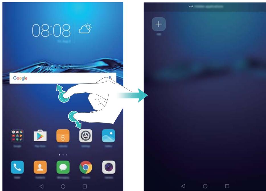 HUAWEI MEDIAPAD M3 WIFI - Trouver des applications masquées - 1