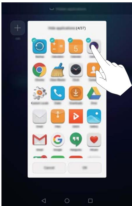 HUAWEI MEDIAPAD M3 WIFI - Masquer des applications - 2
