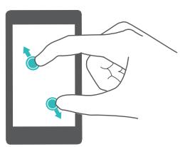 HUAWEI MEDIAPAD M3 WIFI - Mouvements sur l'écran tactile - 6