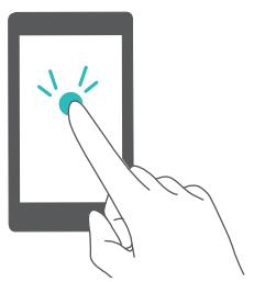 HUAWEI MEDIAPAD M3 WIFI - Mouvements sur l'écran tactile - 2
