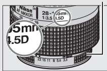 NIKON 13400 + 18-55 + HOUSSE - Reconnaitre les objectifs à microprocesseur et de type G, E et D - 3