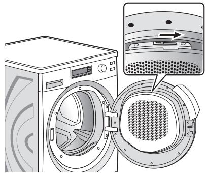 PANASONIC NH-P80G1WFRC - Nettoyage du filtré à peluches - 1