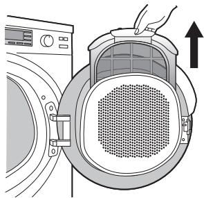 PANASONIC NH-P80G1WFRC - Nettoyage du filtré à peluches - 2