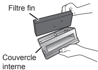 PANASONIC NH-P80G1WFRC - Nettoyage du filtré fin - 4