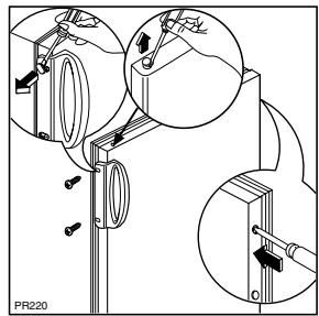 FAURE FFU 23 SN - Réversibilité de la porte - 5