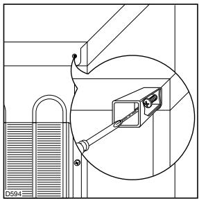 FAURE FFU 23 SN - Réversibilité de la porte - 2