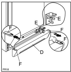 FAURE FFU 23 SN - Réversibilité de la porte - 4
