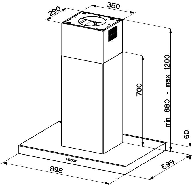 FABER HotteCOMFORTILOT90INOX - ÉCLAIRAGE - 3