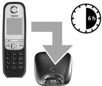 GIGASET AS470A DUO UMBRA - Premier cycle de charge et décharge des batteries - 1