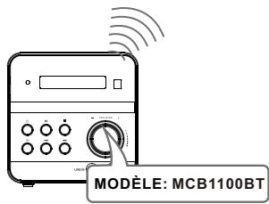 BRANDT MCB1100BT - Coupler des sources audio Bluetooth - 5
