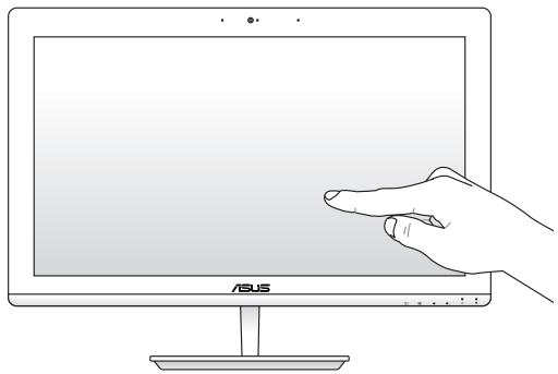 ASUS V241iCUR-WAO26T - Utiliser l'écran tactile (sur une sélection de modèles uniquement) - 1