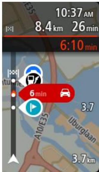 TOMTOM GO PROFESSIONAL 620 - Barre de parcours - 1