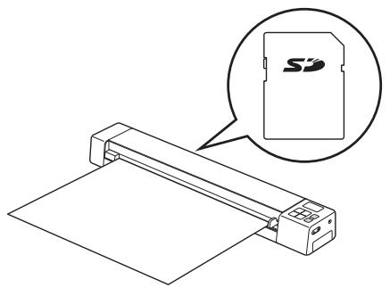 BROTHER DS820W - Numériser vers une carte mémoire SD (carte SD) - 1