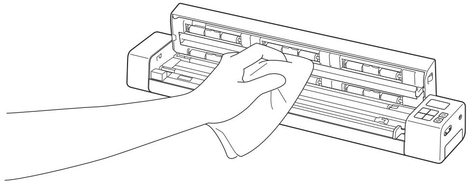 BROTHER DS820W - Nettoyage de l'intérieur du scanner - 2