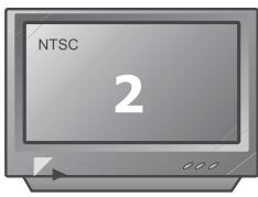 PEEKTON PK6006 - Sélection du type de standard TV - 3