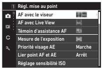 PENTAX K-3 MARK III NU NOIR - Tournez pour changer de type de menus. - 1