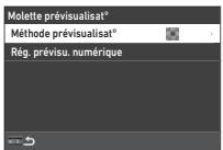 PENTAX K-3 MARK III NU NOIR - Réglage de la méthode de prévisualisation C2 - 1