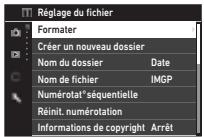 PENTAX K-3 MARK III NU NOIR - Formatage d'une carte mémoire - 1