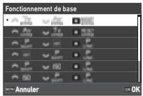 PENTAX K-3 MARK III NU NOIR - Utilisez ▲▼ pour selectionner la combinaison de fonctions à utiliser lorsque l'utilisateur tourne, ou et lorsqu'il appuie sur. - 1