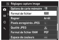 PENTAX K-3 MARK III NU NOIR - Réglage de capture d'image - 2