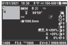 PENTAX K-3 MARK III NU NOIR - Affichage des informations détaillées - 3