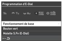 PENTAX K-3 MARK III NU NOIR - Sélectionnez [Fonctionnement de base] et appuyez sur - 1