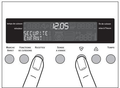 ARTHUR MARTIN FE 6699 X - Activation de la sécurité enfants - 1
