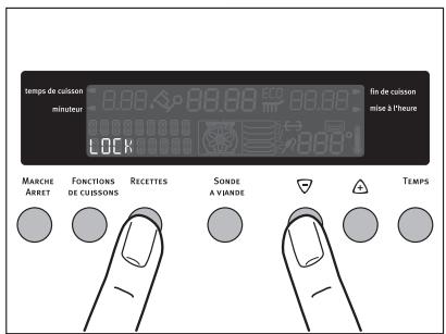 ARTHUR MARTIN FE 6699 X - Activation du verrouillage des touches - 1