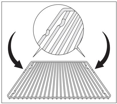 ARTHUR MARTIN FE 6699 X - Installation de la grille : - 2