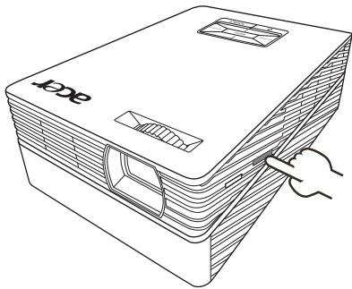 ACER C112 - Utilisation de la batterie du projecteur - 2