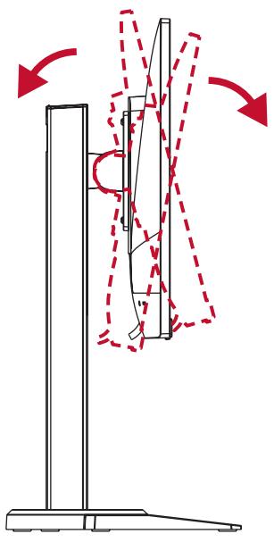 VIEWSONIC XG2405 - Réglage de l'angle d'inclinaison - 1