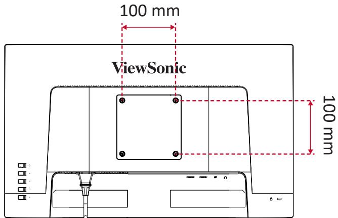 VIEWSONIC XG2405 - Montage mural - 1