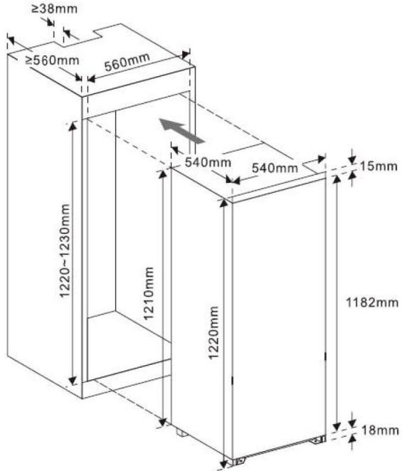 DE DIETRICH DRS1224FS - Kits d'installation - 8