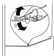 DE DIETRICH DRS1224FS - Cleaning the drain - 1
