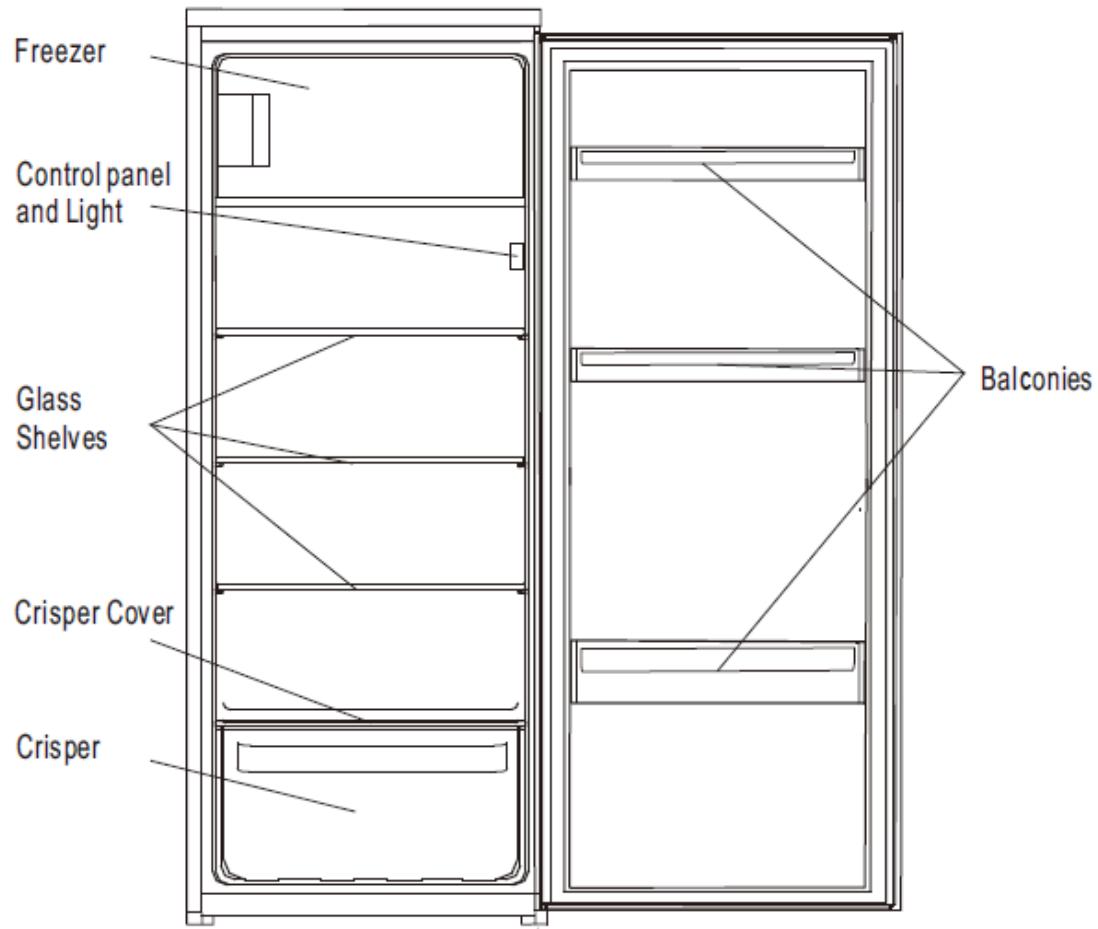 DE DIETRICH DRS1224FS - Layout and presentation of your appliance - 1