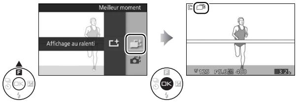 NIKON 1 AW1 BK 11-27.5 - Sélectionnez Affichage au ralenti. - 1