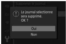 NIKON 1 AW1 BK 11-27.5 - Effacez le journal. - 1