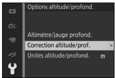 NIKON 1 AW1 BK 11-27.5 - Sélectionnez Correction altitude/prof.. - 2